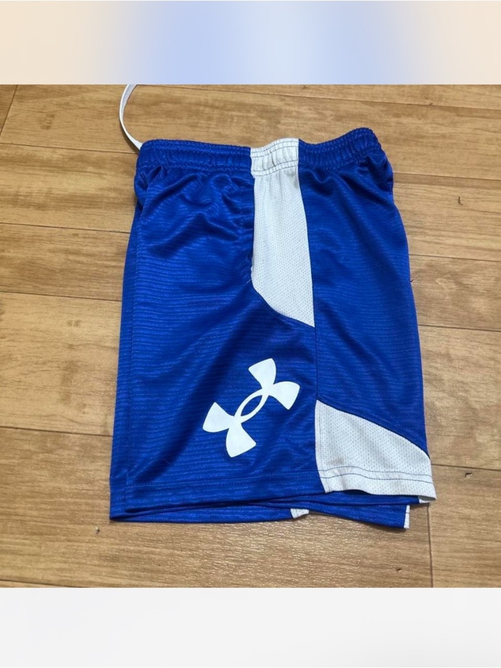 Under Armour Royal Blue Athletic Shorts with White Accents